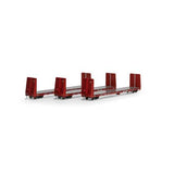 Athearn ATH17072 60' Bulkhead Flat, CPR Canadian Pacific 3 Pack HO Scale