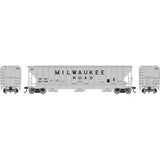 Athearn ATH18751 PS 4740 Hopper Milw - Milwaukee Road #100528  (HO Scale) Part #ATH18751