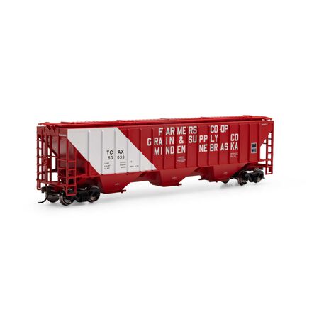 Athearn ATH22276 PS4740 Covered Hopper TCAX Farmers Co-OP Minden Neb #60033 HO Scale