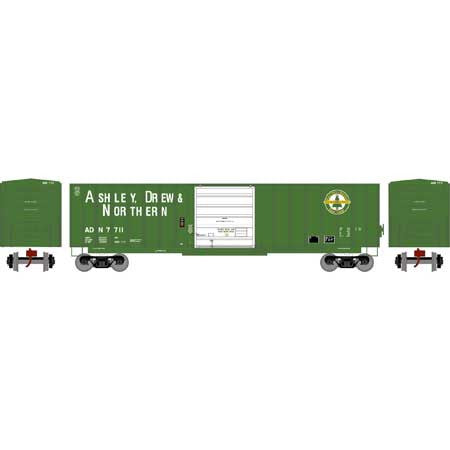 Athearn ATH22371 50' SIECO Boxcar ADN Ashley Drew & Northern #7711 N Scale