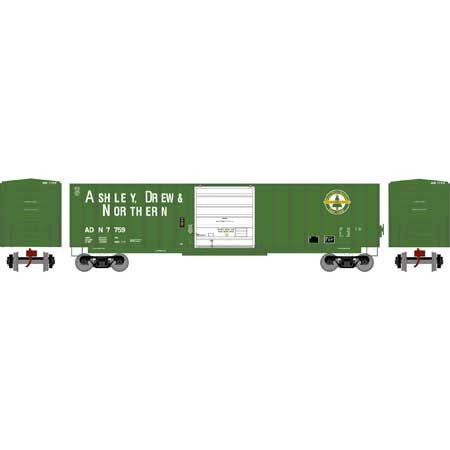 Athearn ATH22373 50' SIECO Boxcar ADN Ashley Drew & Northern #7759 N Scale