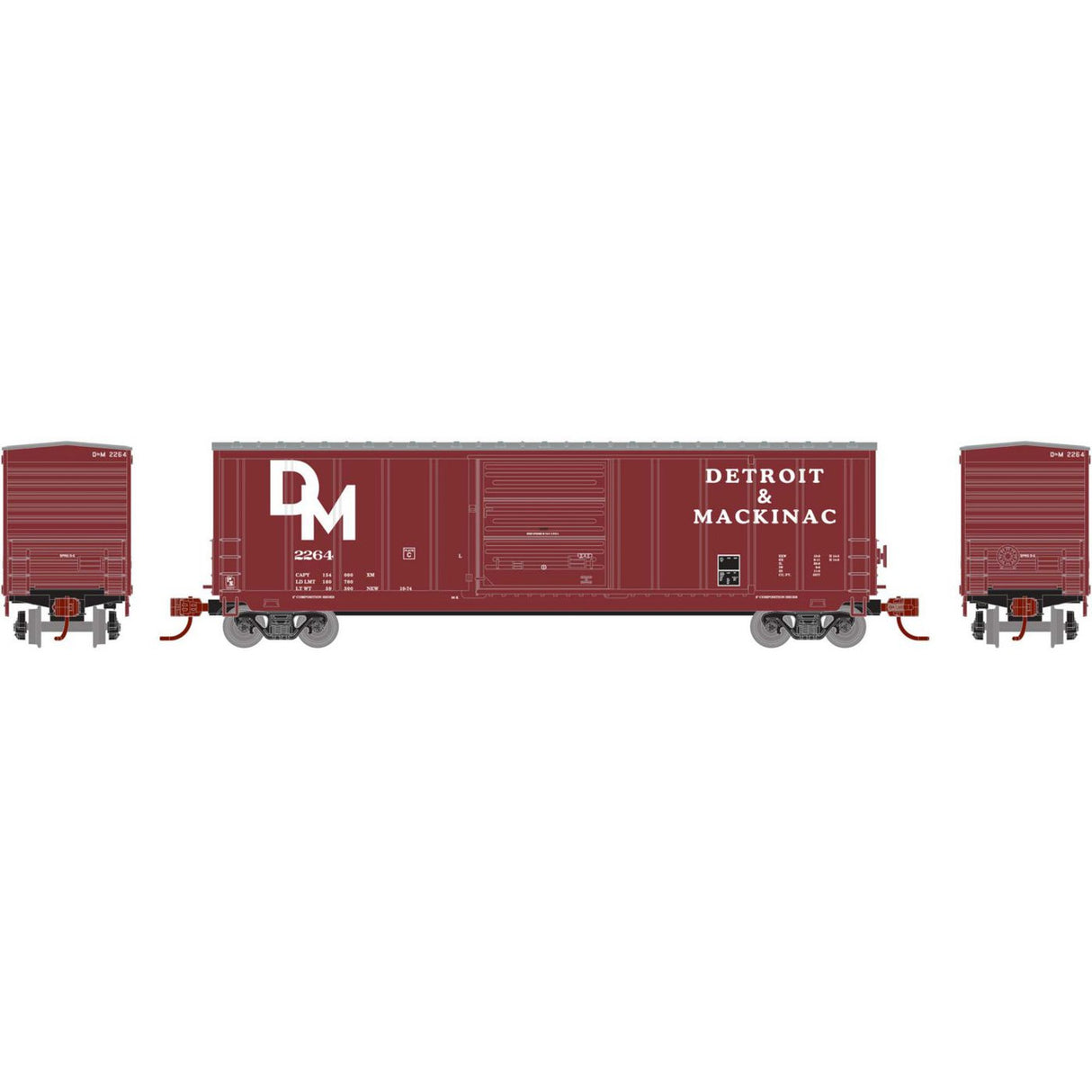 Athearn ATH2281 D&M - Detroit & Mackinac #2217 - PS 5277 Single Door Boxcar N Scale