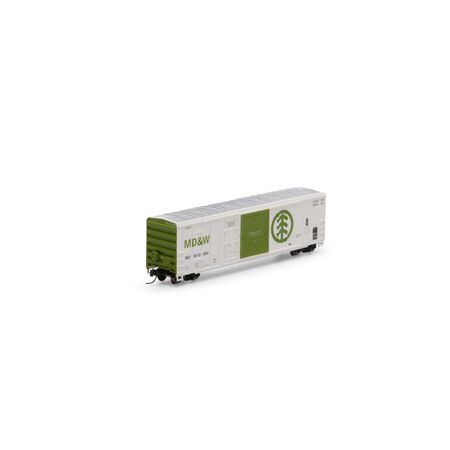 Athearn ATH24595 50' FMC Combo Door Box, MD&W Minnesota Dakota & Western Railway #10004 N Scale