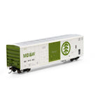 Athearn ATH26742 50' FMC Combo Door Box,  MD&W Minnesota Dakota & Western #10002 HO Scale