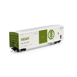 Athearn ATH26744 50' FMC Combo Door Box,  MD&W Minnesota Dakota & Western #10007 HO Scale