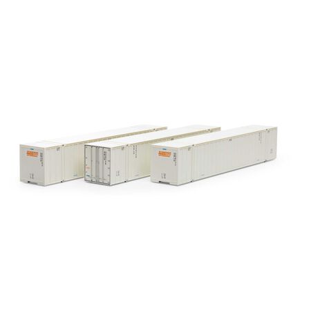 Athearn ATH40128 53' Stoughton Containers, Schneider # 1 (3 Pack) HO Scale