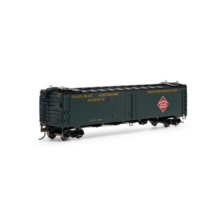 Athearn ATH50029 50' Ice Bunker Reefer, REA Railway Express Agency #6526 HO Scale