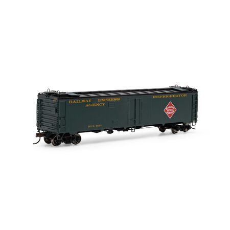 Athearn ATH50031 50' Ice Bunker Reefer, REA Railway Express Agency #6553 HO Scale