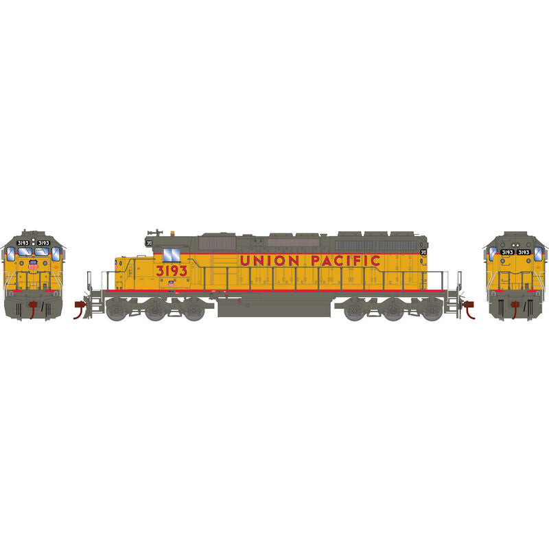 Athearn ATH72195 SD40-2, UP Union Pacific #3193 with DCC & Sound HO Scale