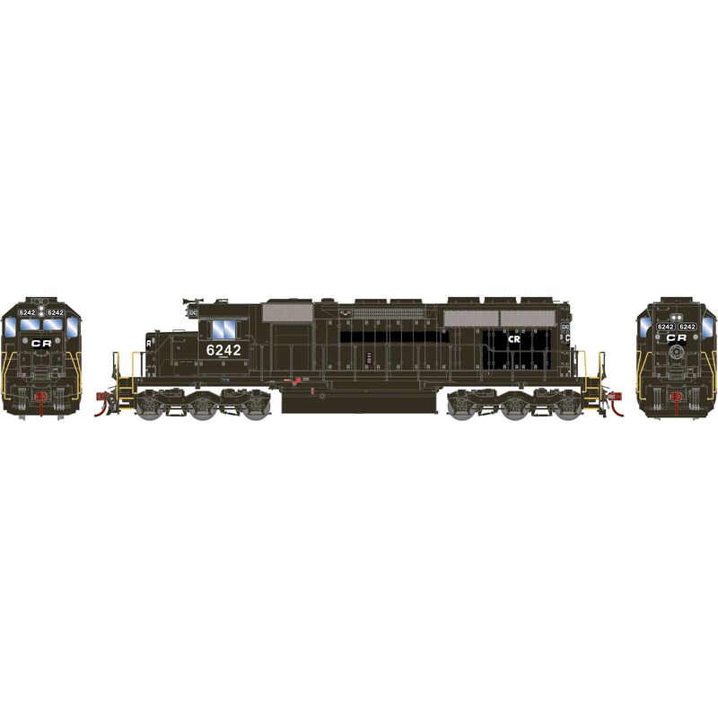 Athearn ATH73736 SD40 CR Conrail / PC Patched #6242 with DCC & Sound HO Scale