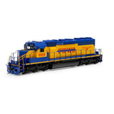 Athearn ATH73745 SD40 FWWR Fort Worth & Western Railroad #2029 with DCC & Sound HO Scale