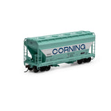 Athearn ATH81066 ACF 2970 Covered Hopper, NAHX Corning #90403 HO Scale