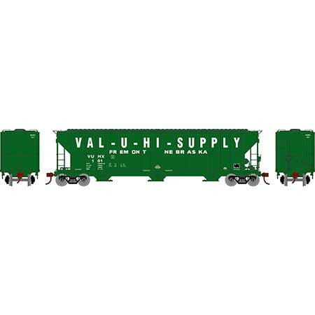 Athearn ATH81589 FMC 4700 Covered Hopper, VUHX #101 HO Scale