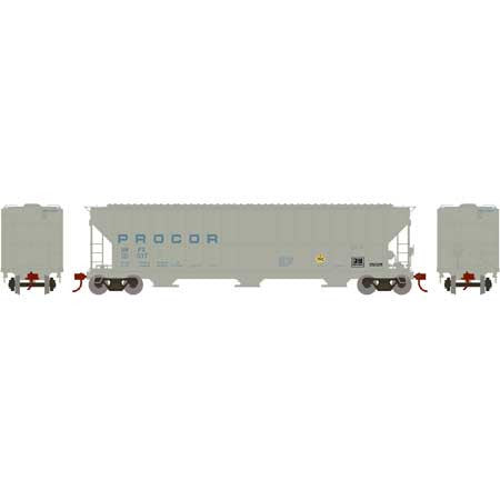 ATH82016 Athearn FMC 4700 Covered Hopper UNPX - Procor #121037  (HO Scale) Part #ATH82016