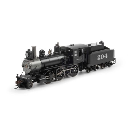 Athearn ATH87310 Old Time 2-6-0 Mogul ATSF Santa Fe #204 with DCC & Sound HO Scale