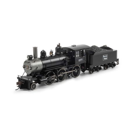 Athearn ATH87314 Old Time 2-6-0 Mogul B&M Boston & Maine #1377 with DCC & Sound HO Scale