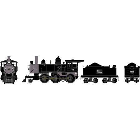 Athearn ATH87315 Old Time 2-6-0 Mogul B&M Boston & Maine #1382 with DCC & Sound HO Scale