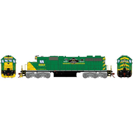 Athearn ATH88934 SD38 RBMN Reading and Northern #2003 with DCC & Sound HO Scale