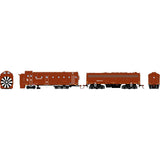 Athearn ATH93829 BNSF #972561/#972577 - Rotary Snowplow & F7B Locomotive HO Scale