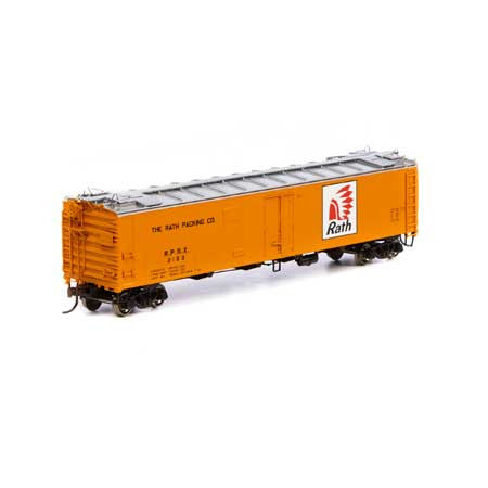Athearn ATH97941 50' Ice Bunker Reefer - RPRX Rath Packing Co. #2103 HO Scale