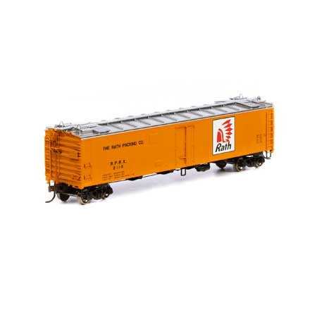 Athearn ATH97943 50' Ice Bunker Reefer - RPRX Rath Packing Co. #2110 HO Scale