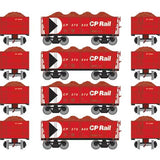 Athearn ATH97948 26' Ore Car Low Side w/Load CPR - Canadian Pacific Set #1 4 Pack HO Scale