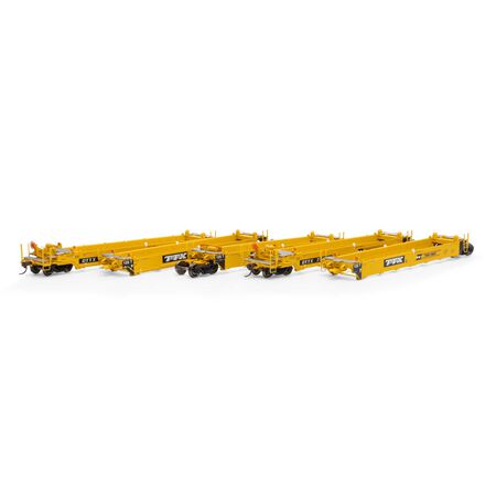 Athearn ATH98918 RTR Maxi I Well Cars, DTTX #73017 (5 car set) HO Scale