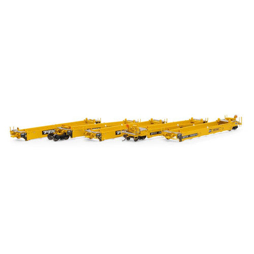 Athearn ATH98919 RTR Maxi I Well Cars, DTTX #73021 (5 car set) HO Scale