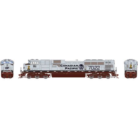 Athearn ATHG-1159 EMD SD70ACU Locomotive, CP/Military Tribute #7022 DCC & Sound HO Scale
