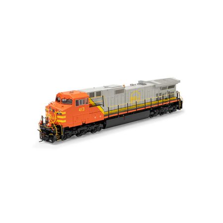 Athearn ATHG-1230 GE Dash 9-44CW Locomotive, QNSL Quebec North Shore & Labrador #413 DCC & Sound HO Scale