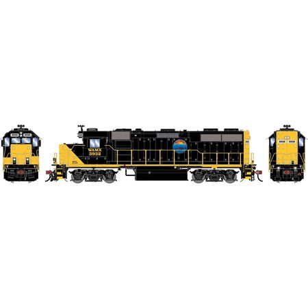 Athearn ATHG-1988 GP39-2 PH I Locomotive w/DCC & SOUND, WAMX 'Blue Ridge Southern' #3932 HO Scale