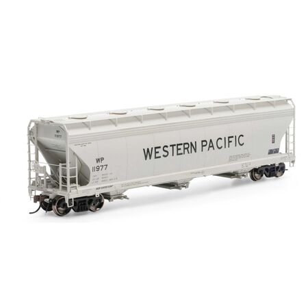 Athearn ATHG15441 4600 3-Bay Center Flow Hopper, WP Western Pacific #11977 HO Scale