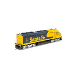 Athearn ATHG18370 EMD F45u Locomotive with Tsunami 2 DCC & Sound, ATSF/MKM #5973 HO Scale