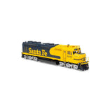 Athearn ATHG18371 EMD F45u Locomotive with Tsunami 2 DCC & Sound, ATSF #5977 HO Scale