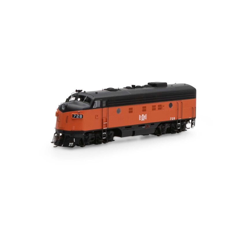 Athearn ATHG19550 F7 A B&LE - Bessemer & Lake Erie Freight #728A with DCC & Sound Tsunami2  HO Scale