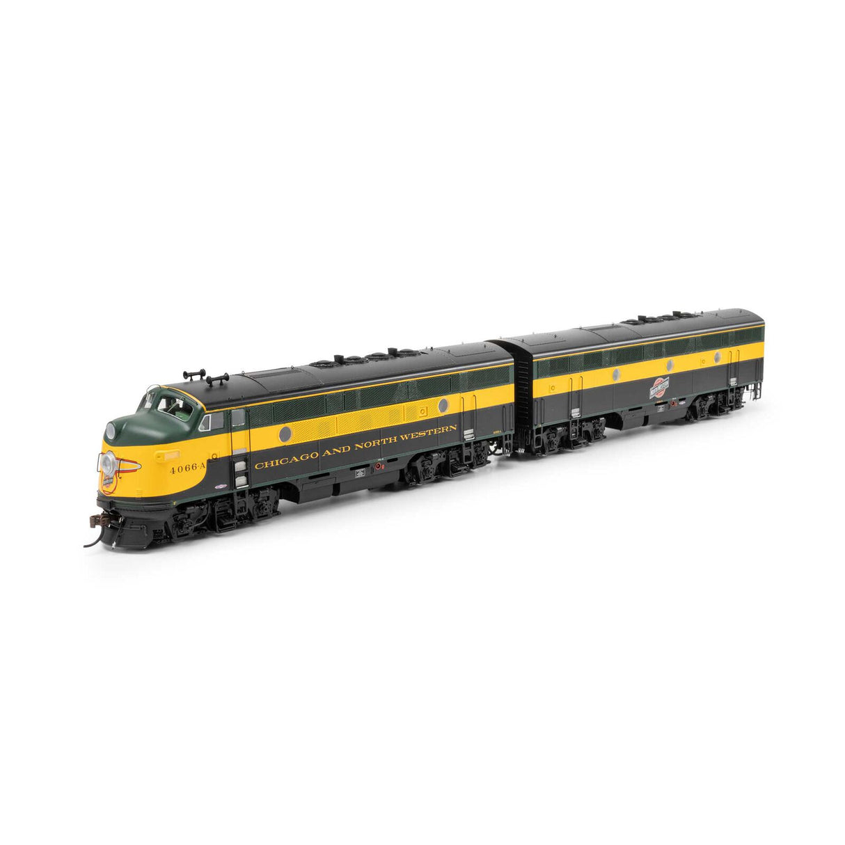 Athearn ATHG19671 F3A / F3B Locomotive Set with Tsunami2 DCC & Sound, C&NW #4066-A, #4066-B HO Scale