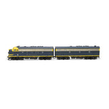 Athearn ATHG19674 F7A / F7B Locomotive Set with Tsunami2 DCC & Sound, ATSF #257L, #257A HO Scale
