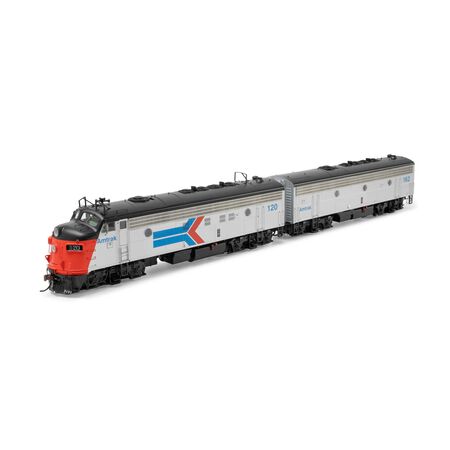 Athearn ATHG19694 EMD FP7A/F7B Locomotive with DCC & Sound, AMTK Amtrak #120/162 HO Scale