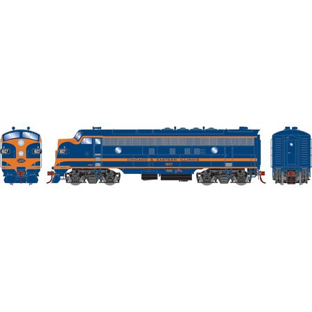 Athearn ATHG19711 EMD FP7A Locomotive with DCC & Sound, CEI Chicago & Eastern Illinois 1607 HO Scale