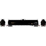 Athearn ATHG25653 Flat, UTLX #910453 - 33,900-Gallon LPG Tank HO Scale
