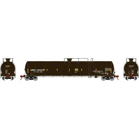 Athearn ATHG25657 Late, GBRX #704978 - 33,900-Gallon LPG Tank HO Scale