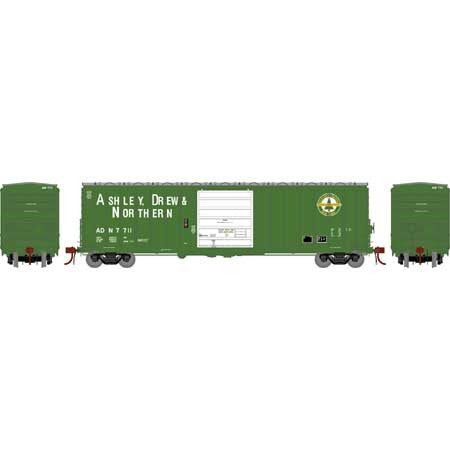 Athearn ATHG26857 50' SIECO Box AD&N Ashley Drew & Northern #7711 HO Scale