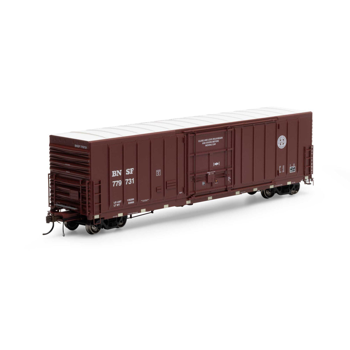 Athearn ATHG26886 50' PC&F Ex-Post Box, BNSF #779731 HO Scale