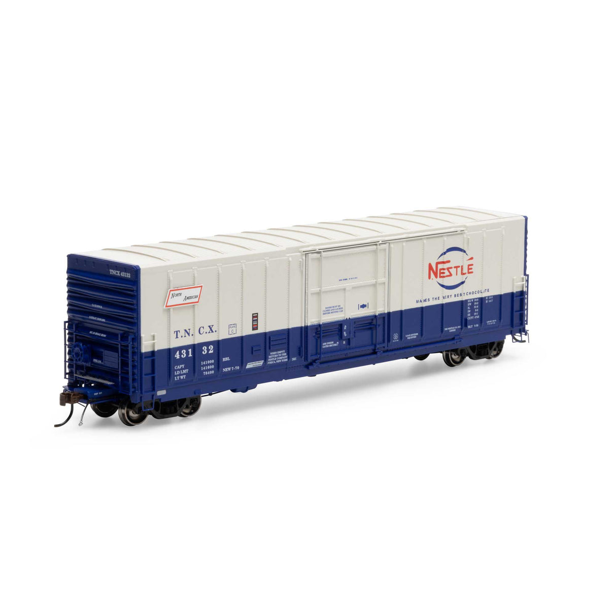 Athearn ATHG26893 50' PC&F Ex-Post Box, TNCX Nestle #43132 HO Scale