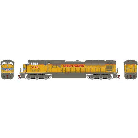 Athearn ATHG27355 G2 SD90MAC - UP Union Pacific #3728 with DCC & Sound Tsunami2 HO Scale