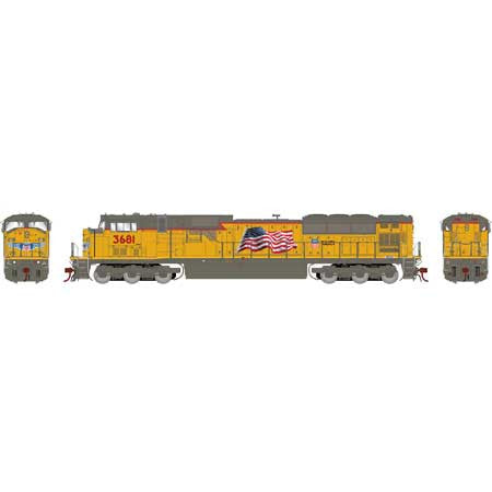 Athearn ATHG27356 G2 SD90MAC - UP Union Pacific #3681 with DCC & Sound Tsunami2 HO Scale