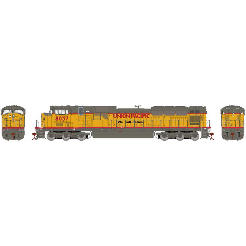 Athearn ATHG27378 SD9043MAC UP Union Pacific #8037 with DCC & Sound Tsunami2 HO Scale