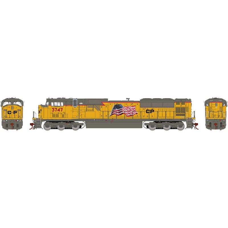 Athearn ATHG27382 SD9043MAC CPR Canadian Pacific #3747 with DCC & Sound Tsunami2 HO Scale