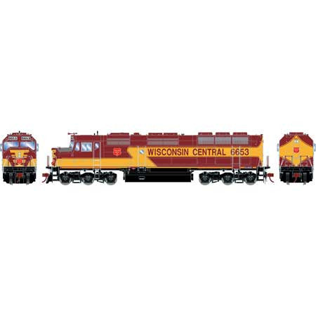 Athearn ATHG28616 F45 WC - Wisconsin Central #6653 w/DCC & Sound HO Scale