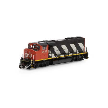 Athearn ATHG65181 GP40-2L CN - Canadian National #9433 with DCC & Sound Tsunami2  HO Scale